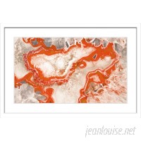 Marmont Hill 'Red Silica' Framed Painting Print MARM6507