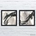 Orren Ellis 'Galaxy I' 2 Piece Framed Acrylic Painting Print Set ORNL1094