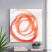 Wade Logan 'Orange Swirl II' Framed Print on Canvas in Orange/White WLGN7453