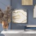 Willa Arlo Interiors 'Silver Gold Agate' Graphic Art on Wrapped Canvas WRLO2323