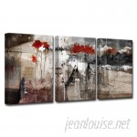 Wrought Studio 'Abstract' 3 Piece Print of Painting on Canvas Set VARK5654