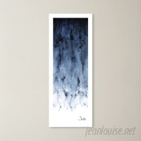Zipcode Design 'Black Water Gosselin' Painting Print on Rolled Canvas ZPCD4151