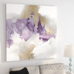 Zipcode Design 'Derive in Amethyst II' Painting Print on Wrapped Canvas ZPCD3005