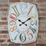 American Mercantile Oversized Home Essentials Whimsy Wall Clock AMMR1731