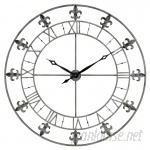 Aspire 39" Adelie Fleur De Lis Wall Clock EHQ4053