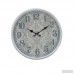 August Grove Elkland Traditional Flourish-Designed Round 12 Wall Clock AGTG4091