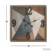 Cole Grey Wood/Metal Wall Clock CLRB3937