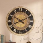 Fleur De Lis Living Oversized Traditional 27" Wall Clock FDLL3447