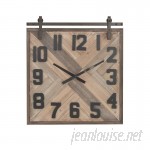 Foundry Select Allport Modern Square Analog Wall Clock FNDS1434