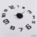 Latitude Run Skelton 3D Frameless Wall Clock in Black LDER6100