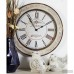 One Allium Way 24 Round Wood Wall Clock OAWY6499
