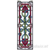 Design Toscano Dahlia Stained Glass Window Panel TXG9349