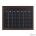 Union Rustic Framed Monthly Calendar Magnetic Wall Mounted Chalkboard UNRS4106