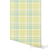 August Grove Hitchens Plaid 4' L x 24" W Peel and Stick Wallpaper Panel NDN14918