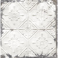 Brewster Home Fashions Tin Ceiling Distressed 33' x 20.5" Geometric Tile Wallpaper BZH6660