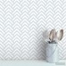 Wallums Wall Decor Line Scales 4' L x 24 W Geometric Peel and Stick Wallpaper Roll WWDR1065
