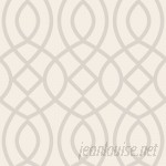 Swag Paper Trellis Woven Geometric Panel 78'' H x 26'' W Wallpaper SWPA1364