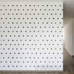 Walls Need Love Inked Swiss Cross Removable 8' x 20" Wallpaper WANL2658