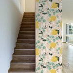 Walls Need Love Lovely Lemons Removable 10' x 20" Floral Wallpaper WANL3344