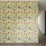 Walls Need Love Matisse's Marigold Removable 8' x 20" Floral Wallpaper WANL3102