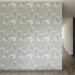 Walls Need Love Waves of Chic Removable 8' x 20" Abstract Wallpaper WANL2708
