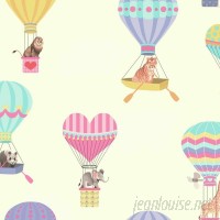 York Wallcoverings Growing Up Kids Take To The Air Removable 27' x 27 Wallpaper Roll DOQ2354