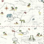 York Wallcoverings Growing Up Kids Timbuktu Removable 33' x 20.5" Wallpaper Roll DOQ2356