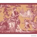 Ophelia Co. Susann Village Family Kids Playing Rooster Sheep Vintage Mustard 15' L x 9.5'' W Wallpaper Border OPCO5980