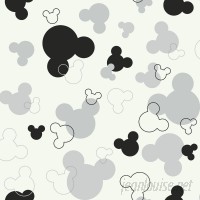 Room Mates Room Mates Deco Mickey Mouse Heads 9' x 1.5" Abstract Border Wallpaper RZM2018
