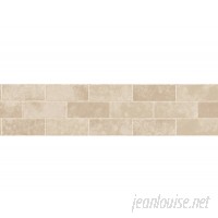 WallPops! 16.3' x 5.9 Stone Tile Peel and Stick Border Wallpaper WPP2102