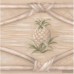 York Wallcoverings Retro Design 15' L x 4 W Beautiful Wicker Fence with Pinecone Wallpaper Border WHW3784