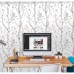 August Grove Kraker 18' x 20.5 Gray Woods Wallpaper Roll ATGR4647