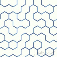George Oliver Vinson 16.5' L x 20.5 W Geometric Peel and Stick Wallpaper Roll GOLV3018