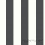 Mercer41 Marylyn Awning 16.5' L x 20.5" W Stripes Peel and Stick Wallpaper Roll MCRF7255