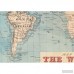 Mercury Row Gilbertson Map of The World Wall Mural MROW8601