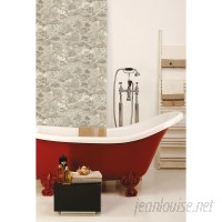Room Mates Peel and Stick 16.5' x 20.5 Stone Roll Wallpaper RZM3261