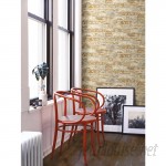 Room Mates Peel and Stick 20.5' x 16.5" Brick 3D Embossed Roll Wallpaper RZM3265