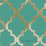 Tempaper Tempaper® Marrakesh 33' x 20.5" Trellis Foiled Wallpaper Roll TZP1040