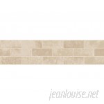 WallPops! 16.3' x 5.9" Stone Tile Peel and Stick Border Wallpaper WPP2102