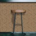 Wrought Studio Rumsey Stripped Hexagon 16.5' L x 20.5 W Geometric Peel and Stick Wallpaper Roll VRKG7656