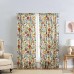 Alcott Hill Heartwood Floral Sheer Rod Pocket Curtain Panels ALTL2367