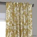 Alcott Hill Locke Printed Cotton Curtain Panel ALCT8000