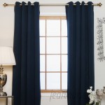 Andover Mills Caples Solid Blackout Thermal Grommet Curtain Panels ADML1967