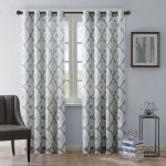 Andover Mills Wilson Ikat Semi-Sheer Grommet Single Curtain Panel ANDV4044