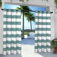 Beachcrest Home Plant City Striped Room Darkening Grommet Curtain Panels BCHH8059