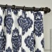 Bungalow Rose Atkins Ikat Room Darkening Tab Top Single Curtain Panel BNRS4058