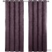 HLC.ME Chevron Blackout Grommet Curtain Panels HLCE1011