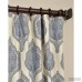 Lark Manor Lunaire Printed Cotton Twill Damask Single Curtain Panel LRKM4811