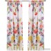 Mistana Appenzell Nature/Floral Sheer Rod pocket Curtain Panels MTNA1331