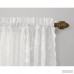 No. 918 Alison Nature/Floral Sheer Rod Pocket Single Curtain Panel LCTN1104